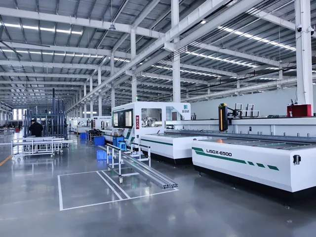 Inside the aluminium manufacturing facility
