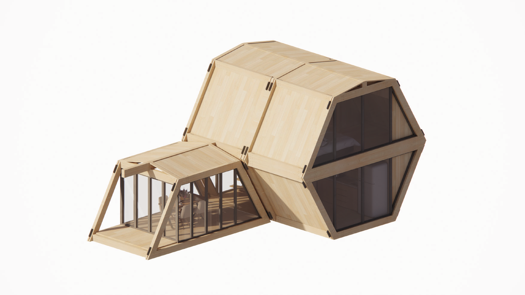 Eco Compact Studio render — closed state